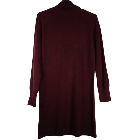 Quince Burgundy Cashmere Dress - Picture 10 of 10